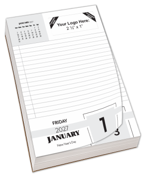 Daily Calendar Notepad