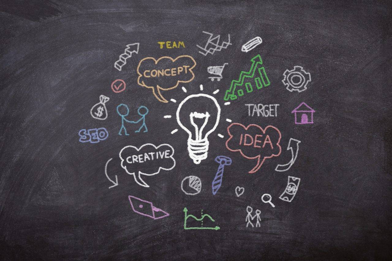 Idea chalkboard